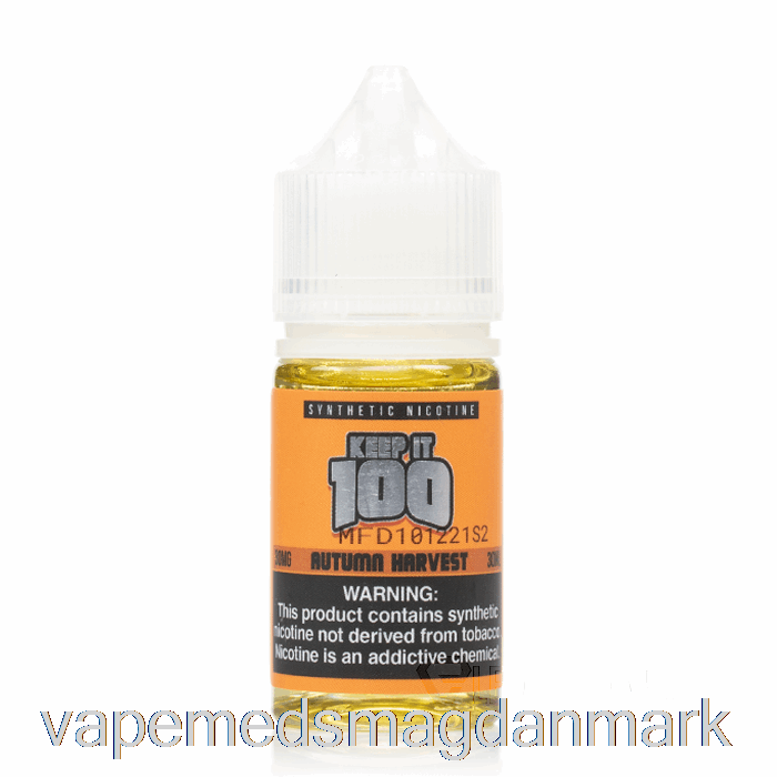 Vape Med Smag Efterårshøst Salt - Keep It 100 E-liquid - 30ml 30mg
